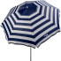 Пляжный зонт Aktive Синий/Белый 220 x 209 x 220 cm Сталь Ткань Оксфорд (6 штук)