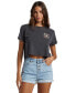 Фото #1 товара Juniors' Para Paradise Graphic Cropped Tee