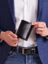 Фото #2 товара Мужское портмоне кожаное черное вертикальное без застежки Portfel-CE-PF-N4-VTL.71-czarny Factory Price