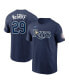 ფოტო #1 პროდუქტის Men's Fred McGriff Navy Tampa Bay Rays Name and Number Hall of Fame T-shirt