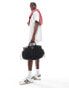 Фото #2 товара ASOS DESIGN small soft holdall with ruched pockets in black