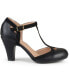 ფოტო #2 პროდუქტის Women's Olina T Strap Round Toe Pumps