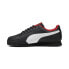 Puma Scuderia Ferrari Roma Via Mens Black Motorsport Inspired Sneakers Shoes