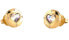 Rolling Hearts Romantic Gold Plated Earrings JUBE03349JWYGT/U