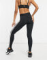 Adidas Training Essential 3 Stripe leggings in black Черный, S - EU 36-38 - фото #2