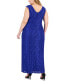 Фото #2 товара Plus Size Cutout-Detail Lace Maxi Dress