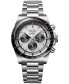 Men's Swiss Automatic Chronograph Conquest Stainless Steel Bracelet Watch 42mm