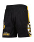 Фото #3 товара Men's Black Boston Bruins City Collection Mesh Shorts
