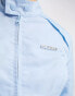 Фото #6 товара COLLUSION lightweight nylon biker jacket in baby blue