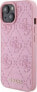 Guess Guess GUHCP15SP4EPMP iPhone 15 / 14 / 13 6.1" różowy/pink hardcase Leather 4G Stamped