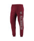 Фото #2 товара Men's Garnet, Heather Charcoal South Carolina Gamecocks Meter Long Sleeve Hoodie T-shirt and Jogger Pajama Set