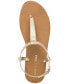 Фото #4 товара Босоножки женские Sun + Stone Krisleyy T-Strap Slingback Flat Sandals, созданные для Macy's