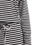 Pieces ribbed jersey trouser co-ord in mono stripe