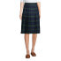 Фото #4 товара Women's School Uniform Plaid Pleated Skirt Below the Knee
