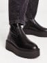 Фото #3 товара Public Desire Wide Fit Pabla chunky sole ankle boots in black