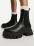 Фото #7 товара ASOS DESIGN Wide Fit Anthem chunky chelsea boots in black