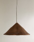 Rattan ceiling lamp