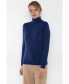 Women's 100% Pure Cashmere Long Sleeve Turtleneck Pullover Sweater