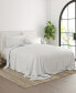 Фото #10 товара Expressed In Embossed by The Home Collection Striped 3 Piece Bed Sheet Set, Twin
