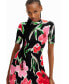 Фото #5 товара Women's Short floral skater dress