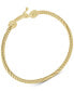 ფოტო #2 პროდუქტის Torchon Knot Bangle Bracelet in 14k Gold-Plated Sterling Silver