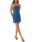 ფოტო #1 პროდუქტის Juniors' Darbie Denim Mini Dress