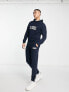 Фото #4 товара BOSS Bodywear logo lounge hoodie in navy