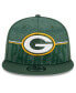 ფოტო #2 პროდუქტის Men's Green Green Bay Packers 2023 NFL Training Camp 9FIFTY Snapback Hat
