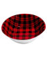 Фото #2 товара Buffalo Plaid 11" Set of 6 All Purpose Bowl