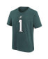 Big Boys and Girls Jalen Hurts Midnight Green Philadelphia Eagles Player Name Number T-Shirt