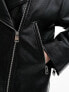 ONLY faux leather oversized biker jacket in black