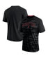 Men's Black Alabama Crimson Tide Arch Outline Raglan T-shirt
