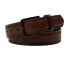 Фото #1 товара Goodfellow & Co Dress Belt Men's 3XL Brown Leather Strap Heat Crease & Edge