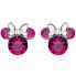 Glittering silver Minnie Mouse stud earrings ES00013SOCTL.CS
