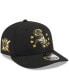 ფოტო #1 პროდუქტის Men's Black Chicago White Sox 2024 Armed Forces Day Low Profile 9FIFTY Snapback Hat