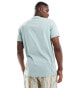 Fred Perry embroidered t-shirt in light blue