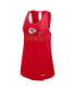 ფოტო #2 პროდუქტის Women's Red Kansas City Chiefs Performance Tank Top