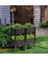 Фото #4 товара Set of 4 Raised Garden Bed Elevated Flower Vegetable Herb