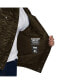 ფოტო #2 პროდუქტის Levi’s x Starter Men's Brown San Diego Padres Silver Tab Satin Full-Snap Trucker Jacket