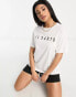 Фото #1 товара Il Sarto logo raglan t shirt in white