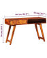 Writing Table Solid Sheesham Wood 46.5"x19.7"x29.9"