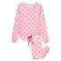 ფოტო #2 პროდუქტის Plus Size Muriel Pajama Long-Sleeve Top & Legging Pajama Set