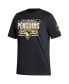 Фото #3 товара Men's Black Pittsburgh Penguins Reverse Retro 2.0 Fresh Playmaker T-shirt