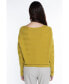 ფოტო #2 პროდუქტის Women's 100% Pure Cashmere Horizontal Rib Boatneck Raglan Sweater
