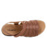 Фото #8 товара Trotters Tiki Laser T2322-215 Womens Brown Leather Strap Sandals Shoes