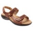 Trotters Romi T2118-215 Womens Brown Wide Leather Slingback Sandals Shoes