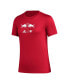Фото #3 товара Women's Red New York Red Bulls AEROREADY Club Icon T-shirt