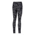 Фото #4 товара Puma Essentials Abstract Logo Graphic Leggings Womens Black, Grey Athletic Casua