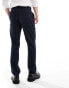 River Island slim fit tailored trousers in navy