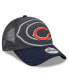 Фото #4 товара Little Boys and Girls Graphite, Navy Chicago Bears Reflect 9FORTY Adjustable Hat